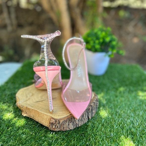 Stuart Weitzman
Glam 100 Strap Pumps Color: Pink/Clear size 9 new - Picture 8 of 16